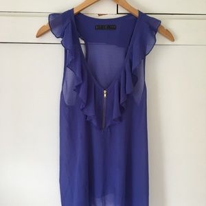 Indigo Potter's Pot blouse